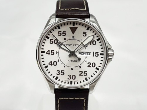 Hamilton h64611555 khaki pilot - hamilton,