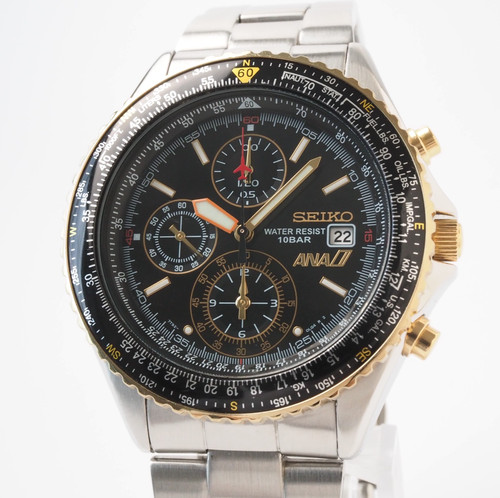 Chronographe quartz noir - chronographe,
